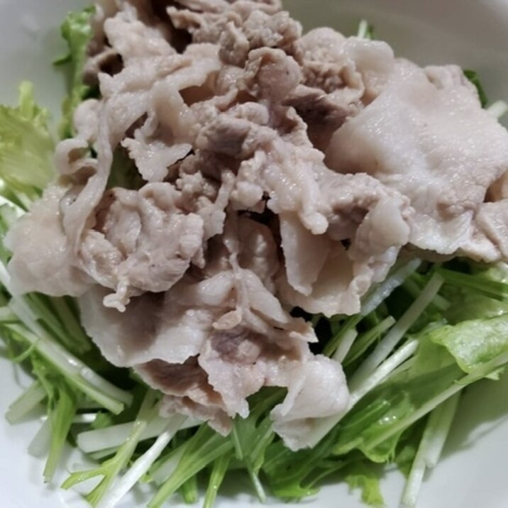 豚しゃぶサラダ(*^_^*)